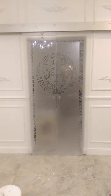 Стеклянные раздвижные синхронные межкомнатные двери